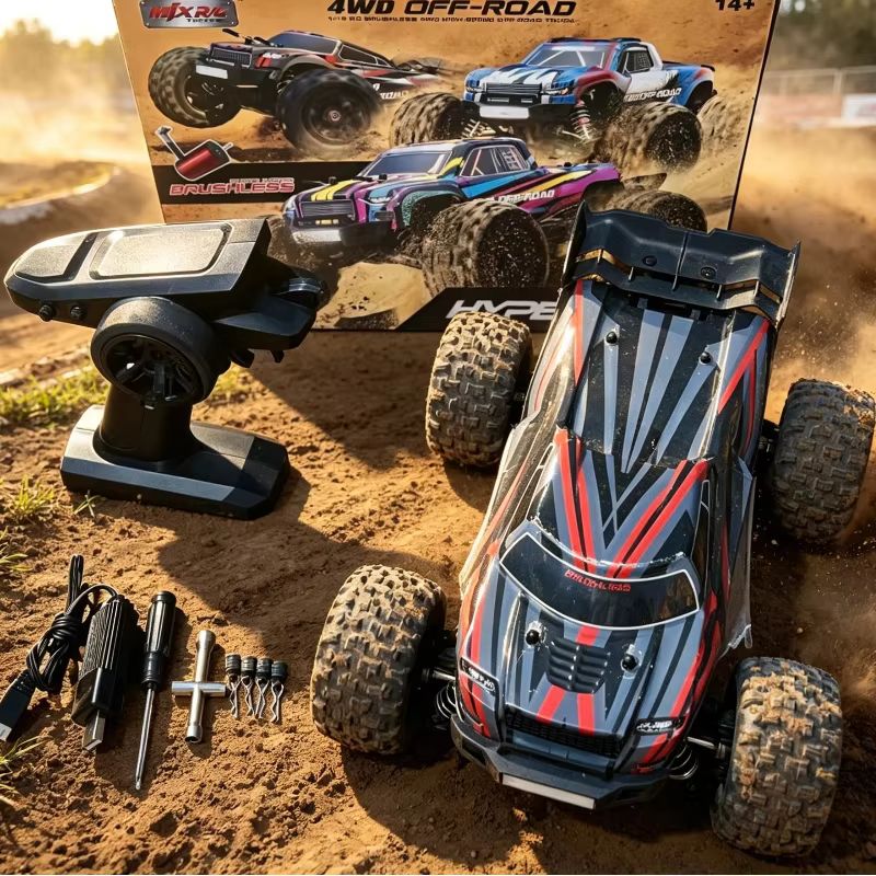 Rc Hobby Grade Monster Truck - MJX 하이퍼 고 16210 1/16 다크
