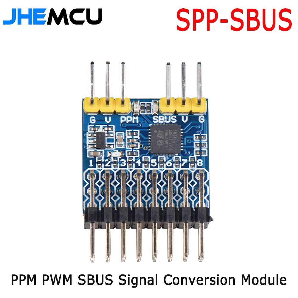 Receiver Sbus 8Ch - JHEMCU 8채널 수신기, PWM, PPM, SBUS,