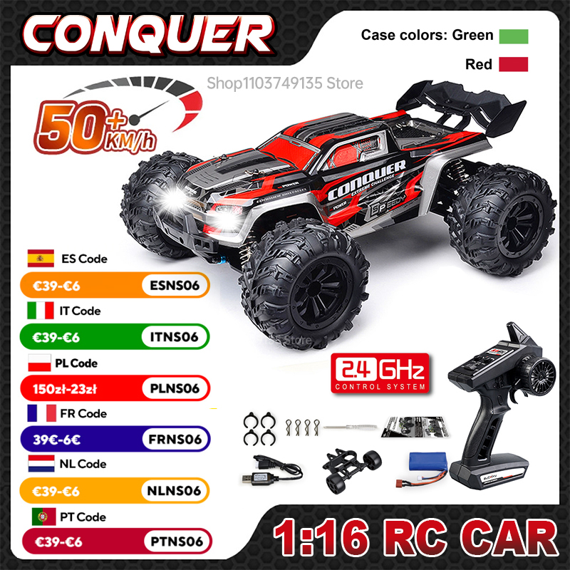 Rc Hobby Grade Truck - WLtoys 1:16 스케일 대형 RC 자동차