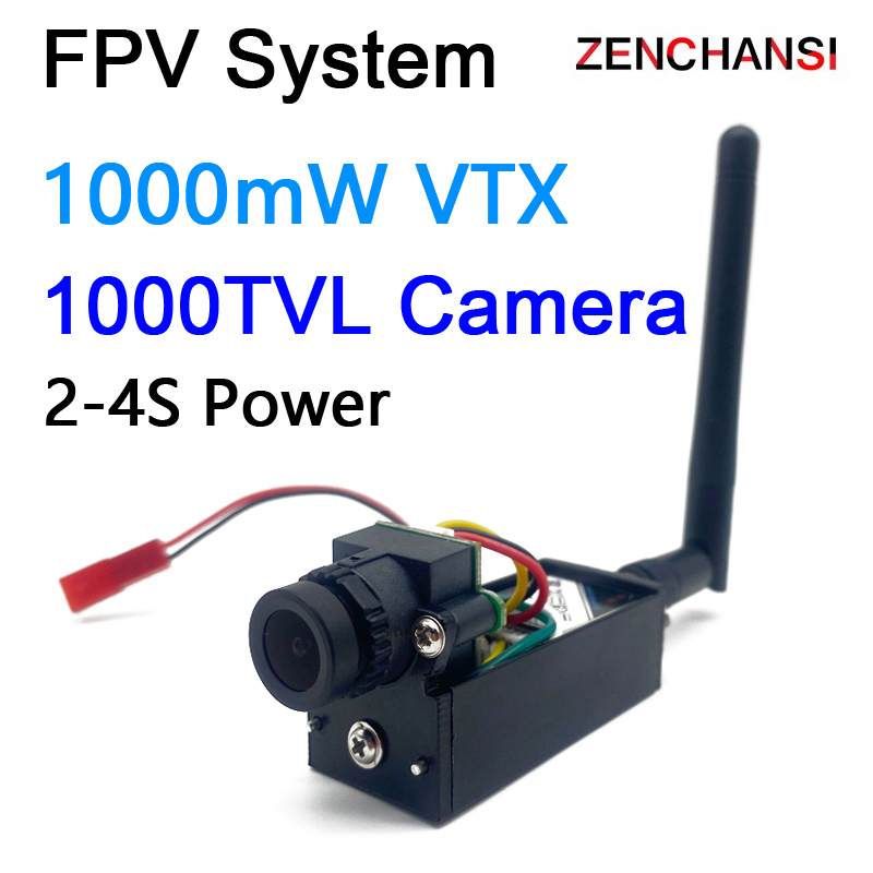 Rc Plane Hobby Zone - 5.8G 48CH 100/200/400/1000mW 조정 가능한 VTX