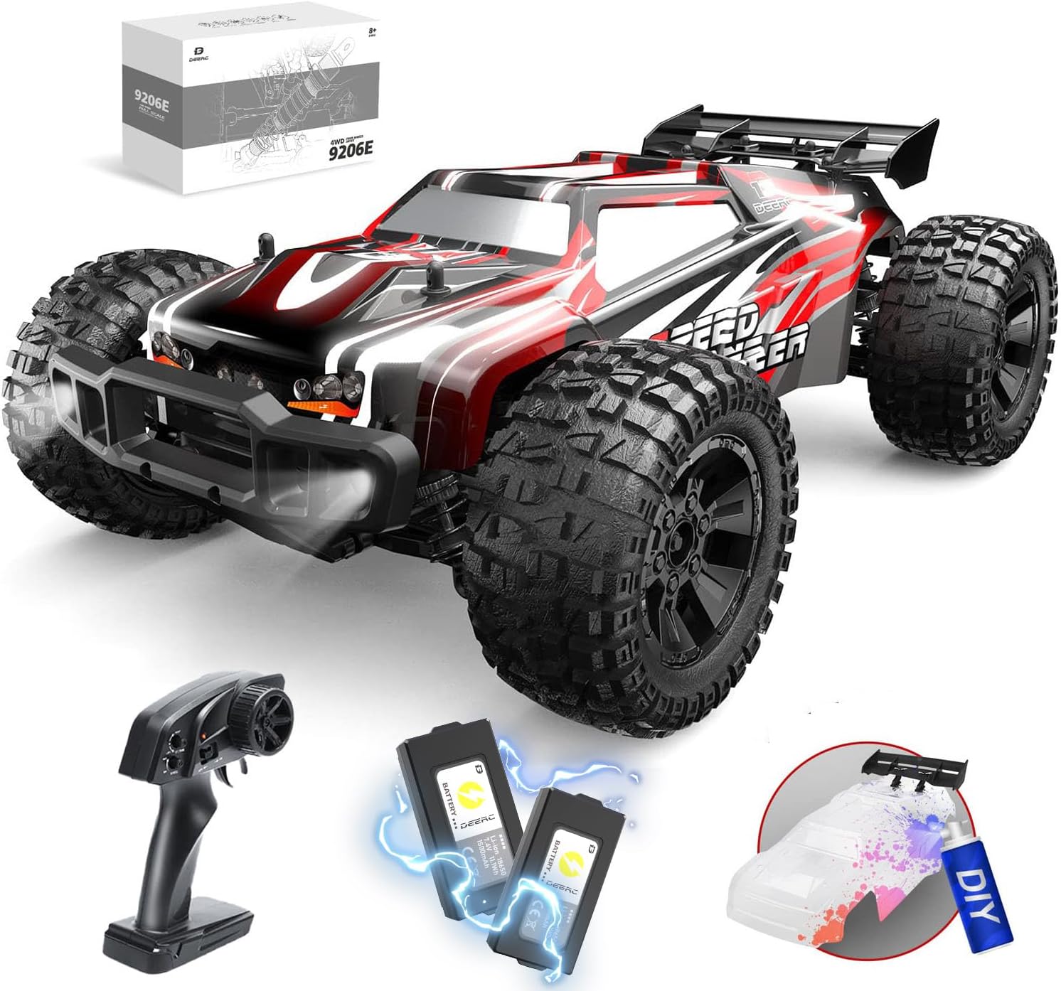 Rc Hobby Grade Monster Truck - 1:10 스케일의 대형 RC 자동차, DIY용