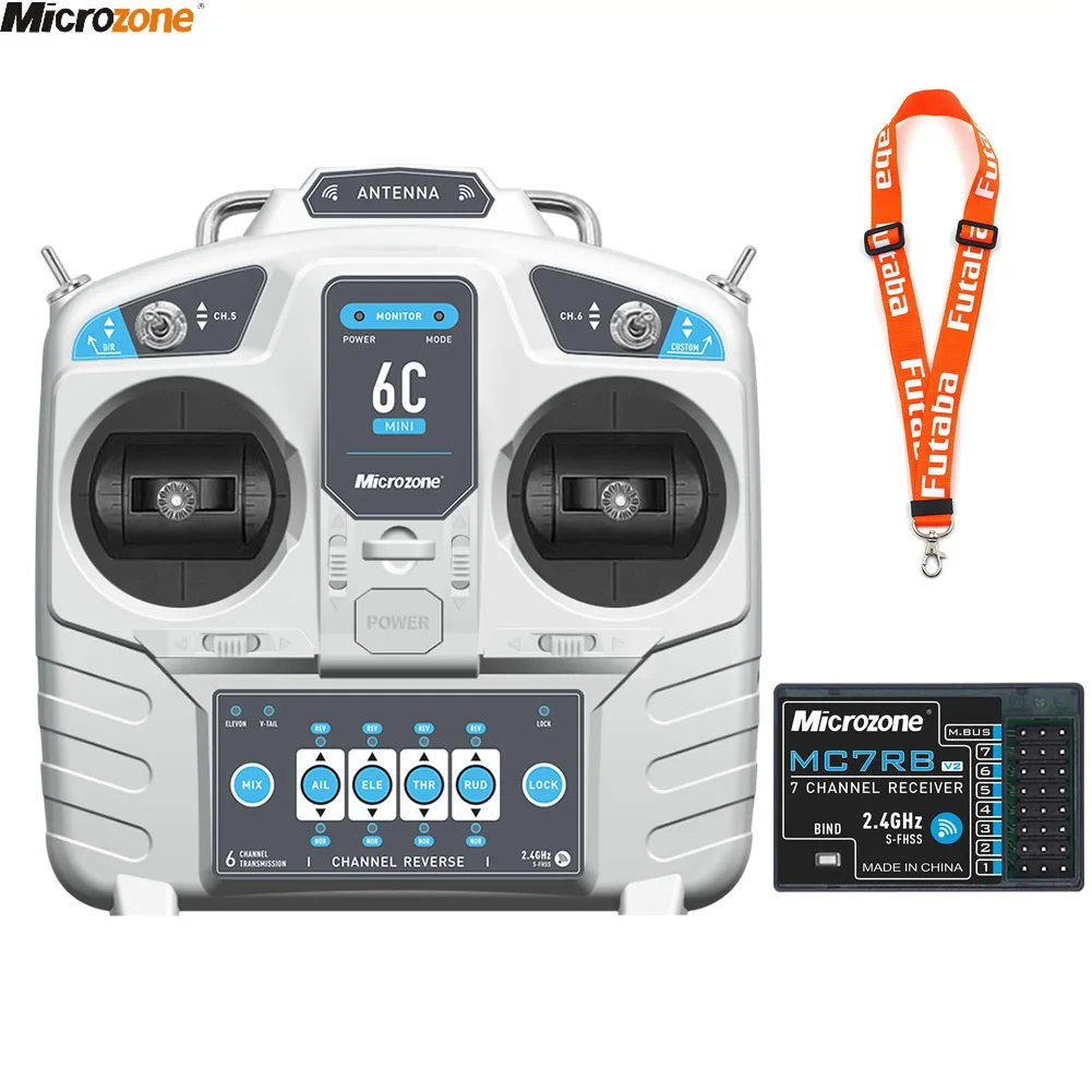 Rc Hobby Shops - MicroZone MC6C 미니 V2 컨트롤러 송신기,
