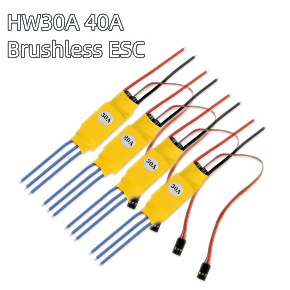 Rc Plane Hobby Zone - HW30A 40A 브러시리스 ESC 바나나 헤드