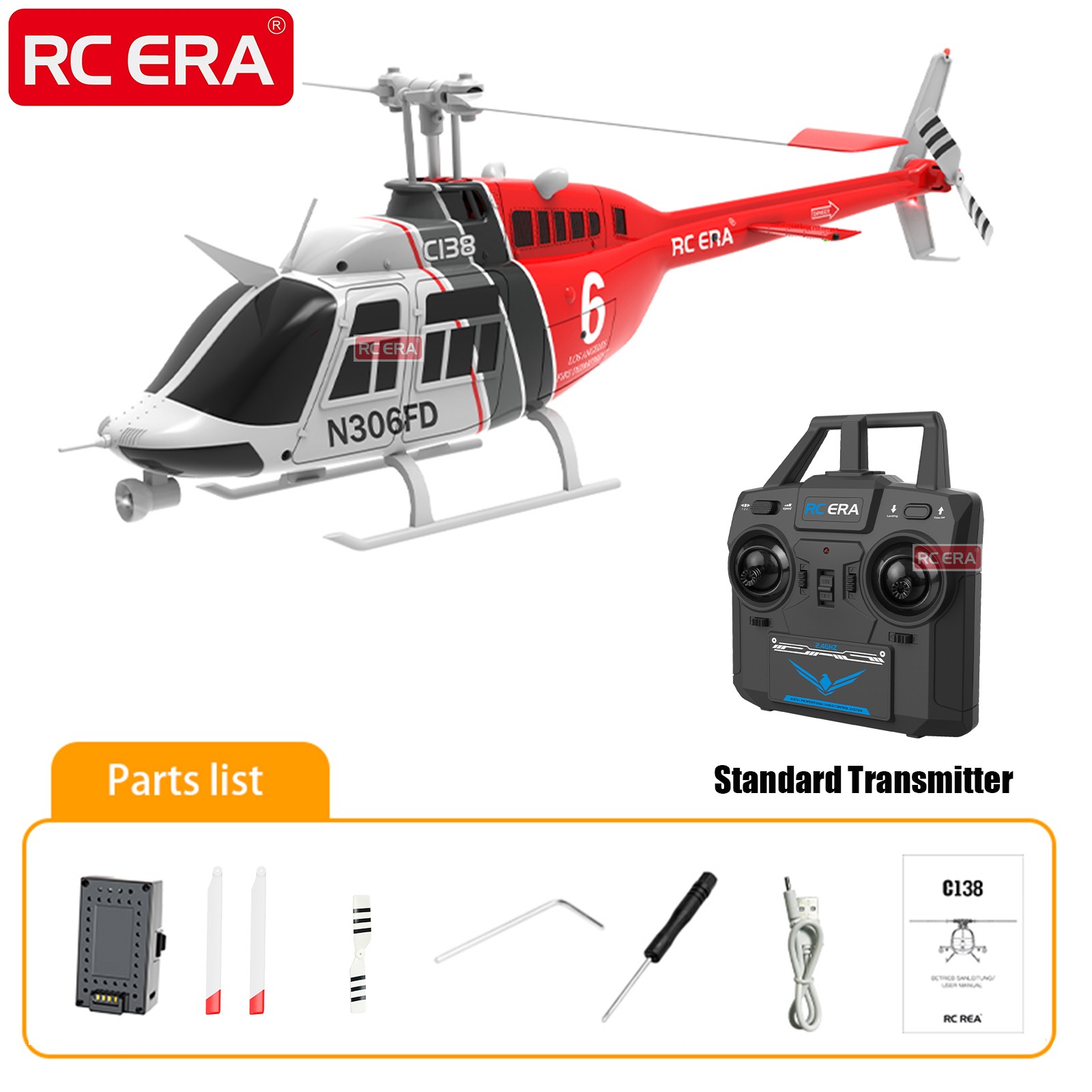 RC ERA C138 BELL 206 제트 레인저, 6 - Rc Hobby Motor 리뷰 및 가격