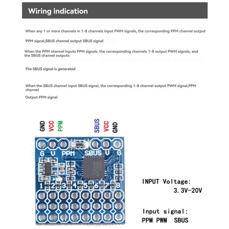 PPM PWM SBUS 신호용 AS96-SPP-SBUS - Receiver Sbus 8Ch 리뷰 및 가격