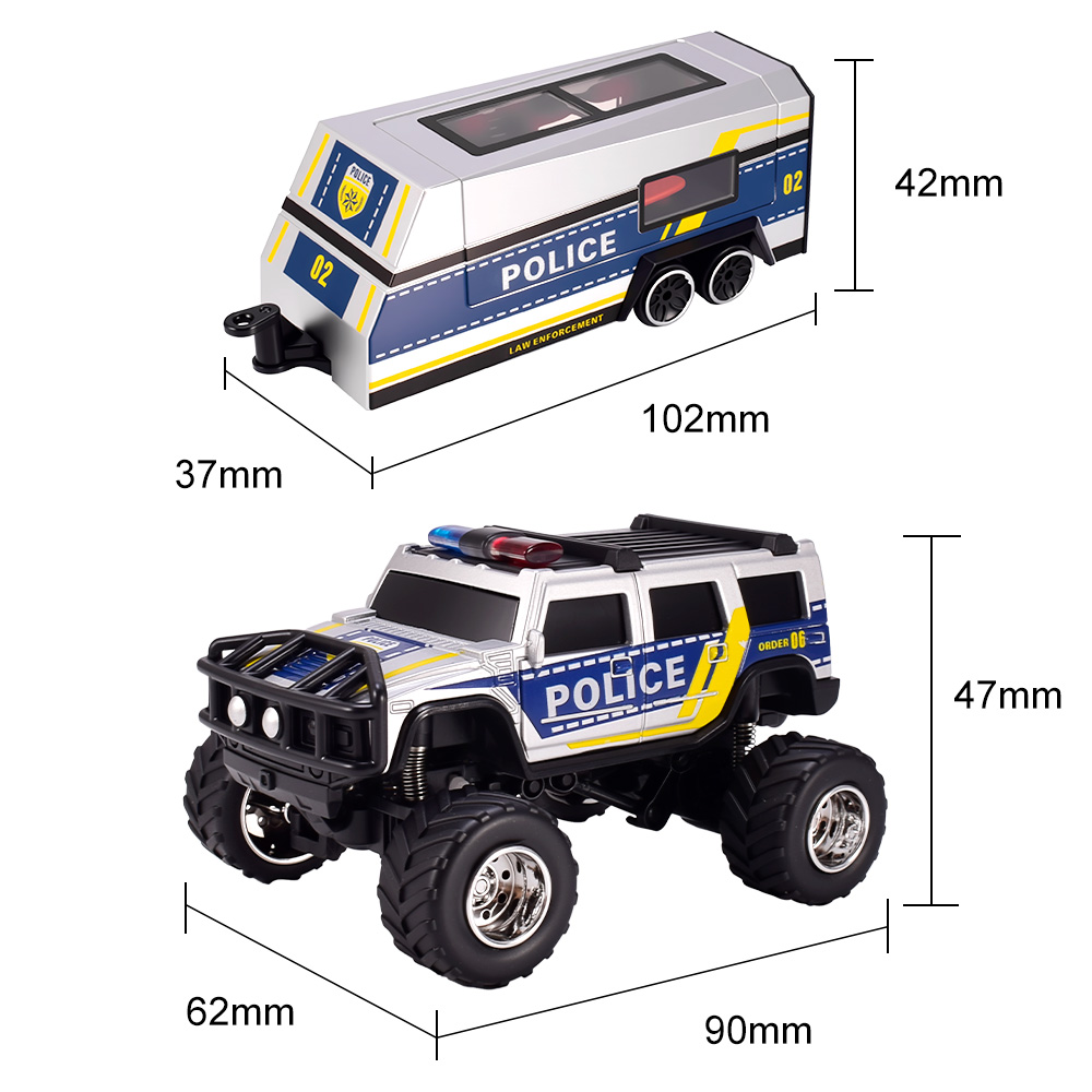 9imod RC 경찰차 2.4G 앱 제어 오프로드 트럭 - Rc Hobby Grade Truck 리뷰 및 가격