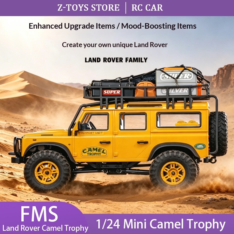 FMS 1/24 라이선스 랜드로버 캐멀 트로피 RC 크 - Rc Hobby Land 리뷰 및 가격