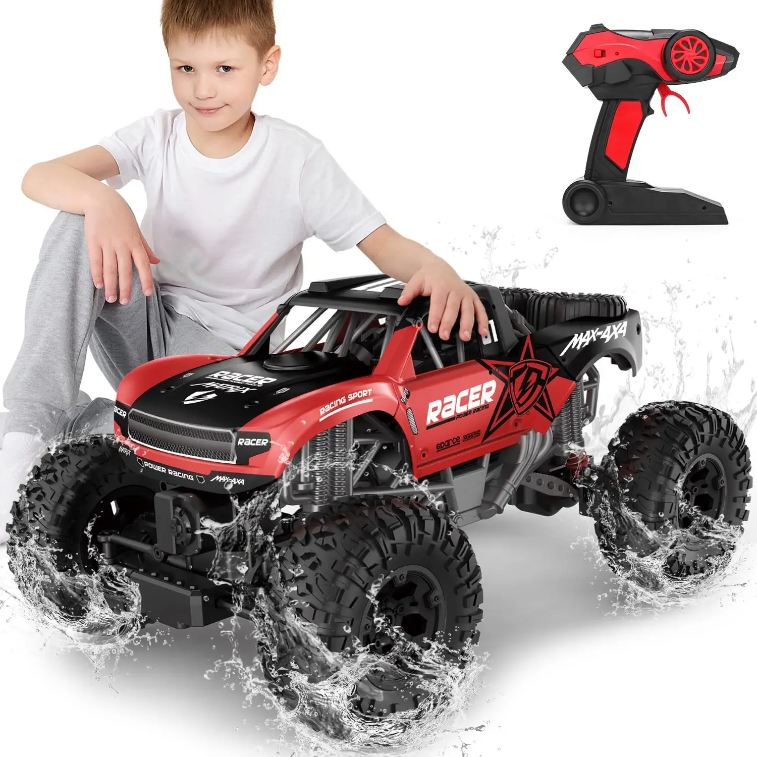RC 트럭 4x4 오프로드 방수 - 1:12 스케일 대 - Rc Hobby Grade Truck 리뷰 및 가격